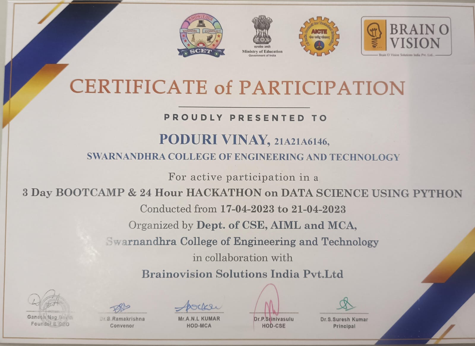Certificate 2